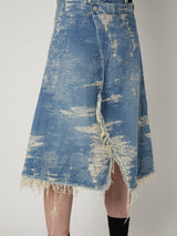TAAKK DENIM WRAP SKIRT - TAAKK
