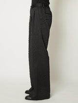 TEXTURED SHRINKAGE TROUSERS - TAAKK