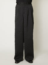 TEXTURED SHRINKAGE TROUSERS - TAAKK
