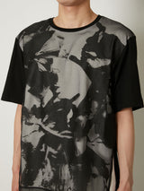 TRANSPARENT FLOWER T LAYERED T-SHIRTS - TAAKK