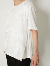 TRANSPARENT FLOWER T LAYERED T-SHIRTS - TAAKK