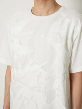 TRANSPARENT FLOWER T LAYERED T-SHIRTS - TAAKK