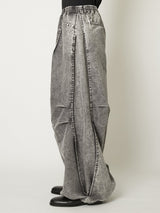 TUCKED BALLOON DENIM - TAAKK