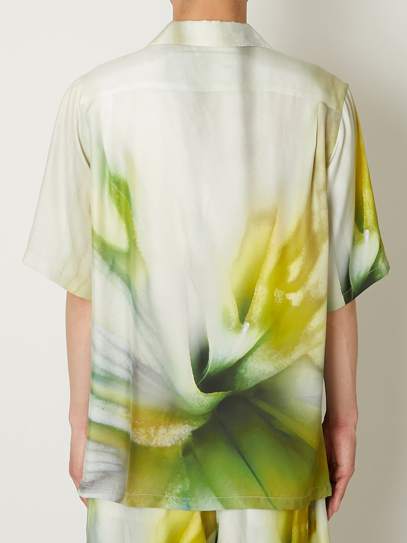 SILK OPEN COLLAR SHIRTS