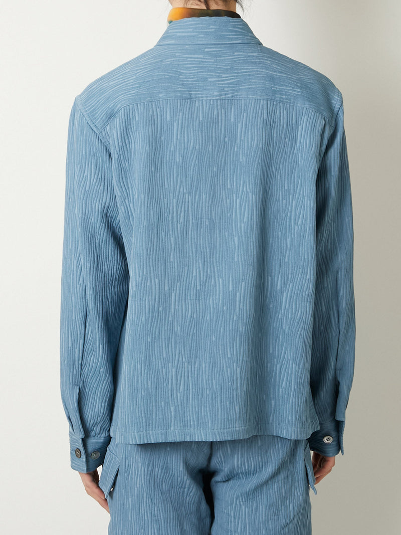 CREPE BOX SILHOUETTE SHIRT