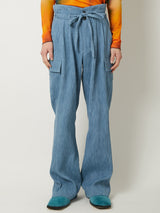 CREPE CARGO PANTS