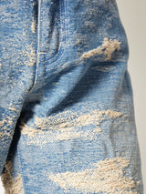TAAKK DENIM SKINNY INDIGO BLEACH　13.5 OZ.