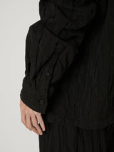 COTTON PLEATS SHIRT