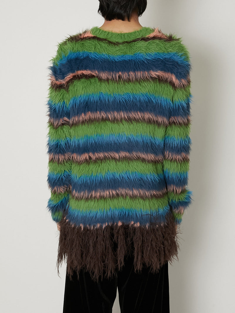 FUR KNIT PULLOVER