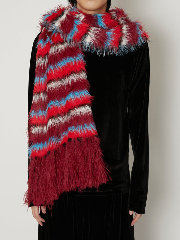 FUR KNIT STOLE