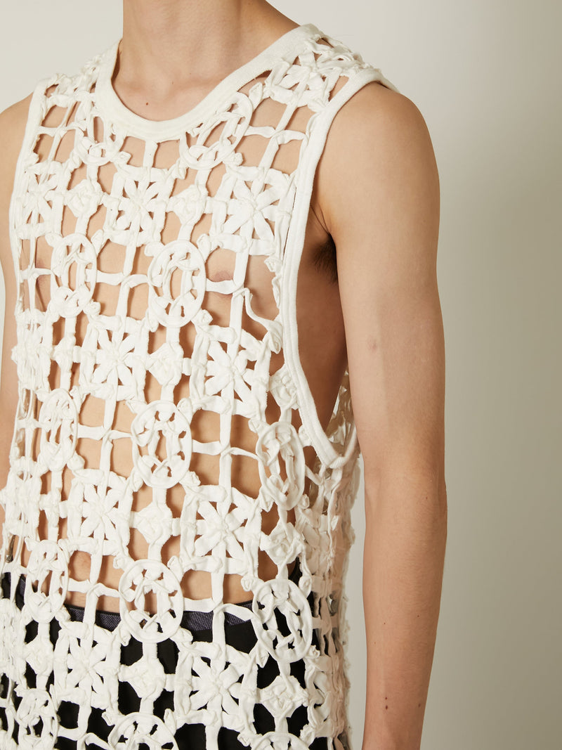 ALL EMBROIDERY TANK TOP