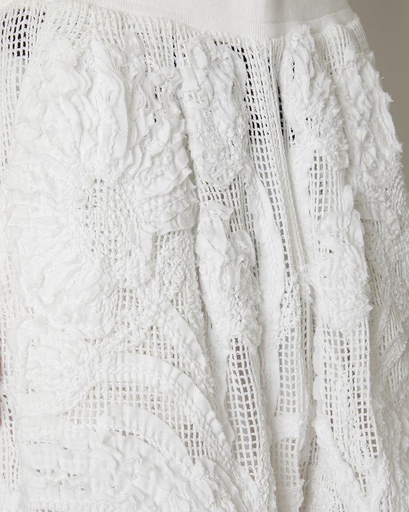 MESH EMBROIDERY SHORTS