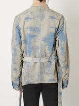 MOLE JACQUARD DENIM BLOUSON