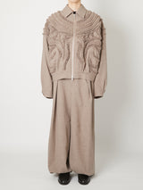 WOOL ZIP BLOUSON