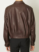 LEATHER BLOUSON