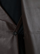 Unlined Sheep Leather Coat