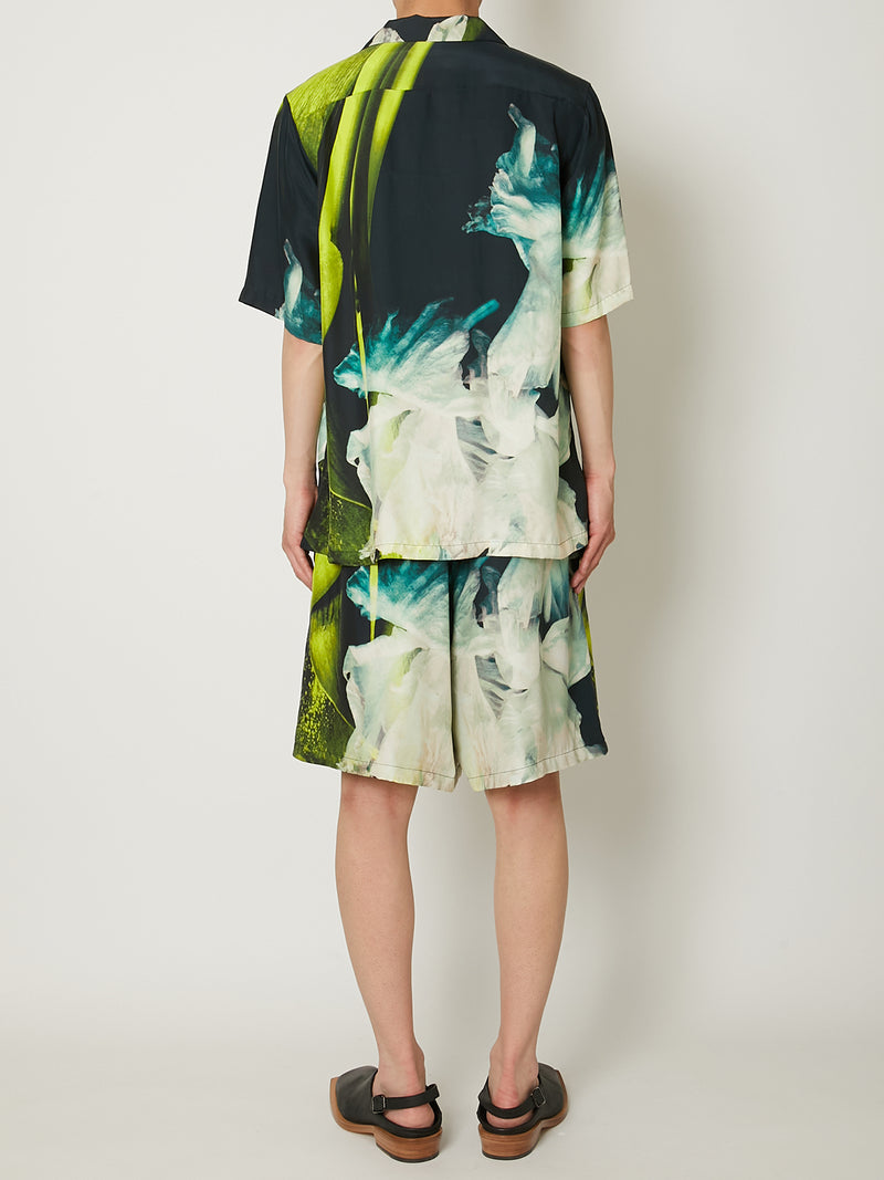 SILK OPEN COLLAR SHIRTS