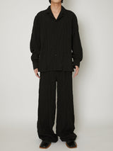 COTTON PLEATS SHIRT