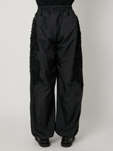 SCULPTURAL EMBROIDERY TRACK PANTS