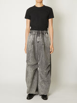 TUCKED BALLOON DENIM