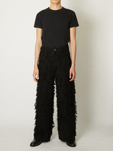 SHAGGY DENIM PANTS