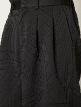 TEXTURED SHRINKAGE TROUSERS