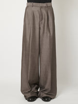 TWO-TUCK WIDE TROUSERS