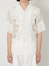 SHEER BANDANA SHORT SLEEVE SHIRT
