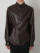 Unlined Sheep Leather Shirt