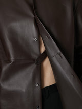 Unlined Sheep Leather Shirt