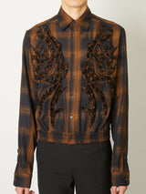 EMBROIDERED BLOUSON SHIRT