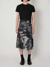 TAAKK DENIM WRAP SKIRT