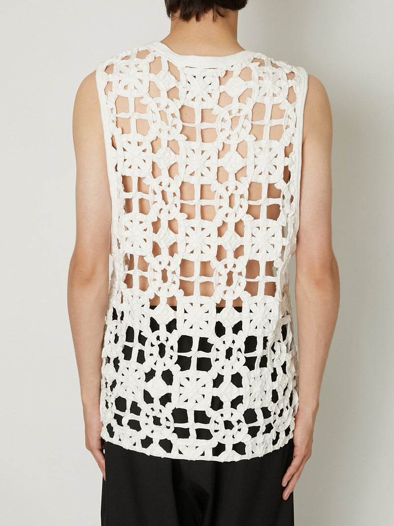 ALL EMBROIDERY TANK TOP