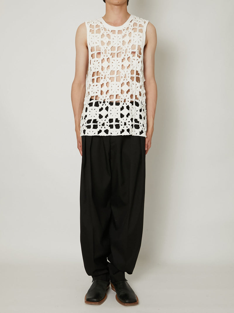 ALL EMBROIDERY TANK TOP