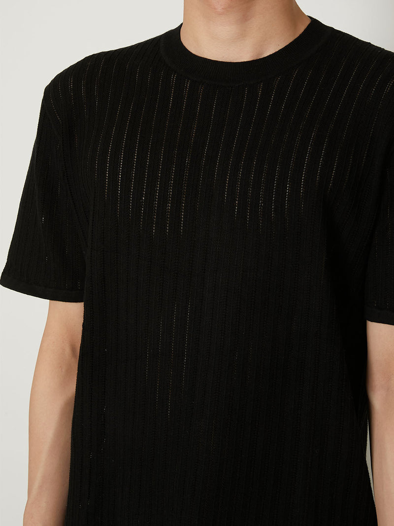 BASIC KNIT T-SHIRTS