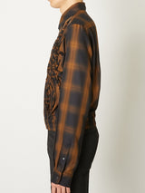 EMBROIDERED BLOUSON SHIRT - TAAKK
