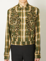 EMBROIDERED BLOUSON SHIRT - TAAKK
