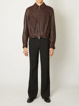 LEATHER BLOUSON - TAAKK
