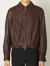 LEATHER BLOUSON - TAAKK