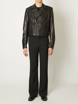 LEATHER RIDERS JACKET - TAAKK