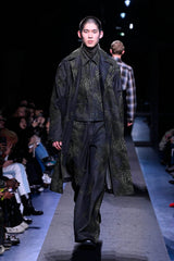 MIX TURE DENIM ZIP BLOUSON - TAAKK
