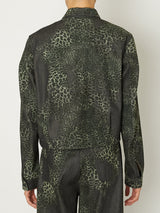 MIX TURE DENIM ZIP BLOUSON - TAAKK