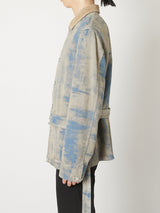 MOLE JACQUARD DENIM BLOUSON - TAAKK