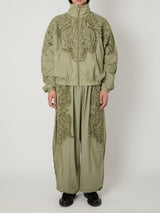 SCULPTURAL EMBROIDERY TRACK BLOUSON - TAAKK