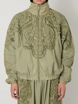 SCULPTURAL EMBROIDERY TRACK BLOUSON - TAAKK