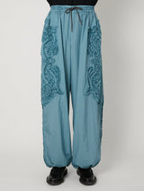 SCULPTURAL EMBROIDERY TRACK PANTS - TAAKK
