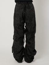 SHEER BANDANA PARACHUTE PANTS - TAAKK