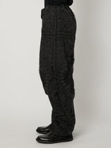 SHEER BANDANA PARACHUTE PANTS - TAAKK