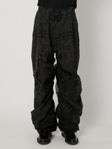 SHEER BANDANA PARACHUTE PANTS - TAAKK