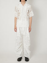 SHEER BANDANA SHORT SLEEVE SHIRT - TAAKK